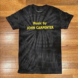 Super Yaki “Music by John Carpenter” Tie-Dye Unisex Tee - Size Small, NWOT